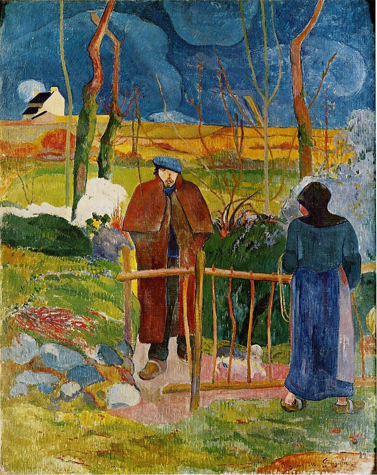 Bonjour Monsieur Gauguin - Paul Gauguin Painting
